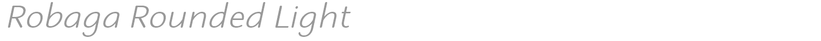 Robaga Rounded font preview